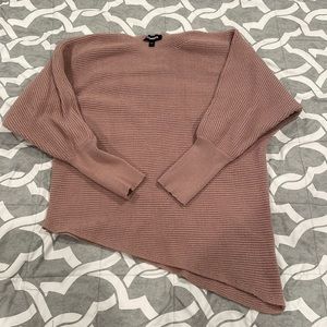 Express Mauve Sweater, Size L, Asymmetric Bottom